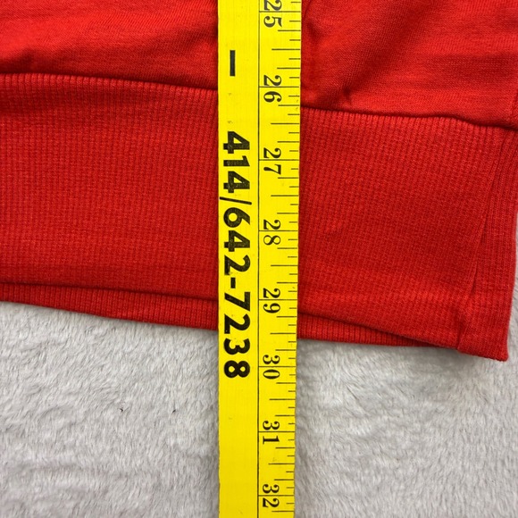 Kangol Hoodie Men Medium Red/White Kangaroo Logo Sweatshirt Pullover Streetwear - Picture 6 of 9